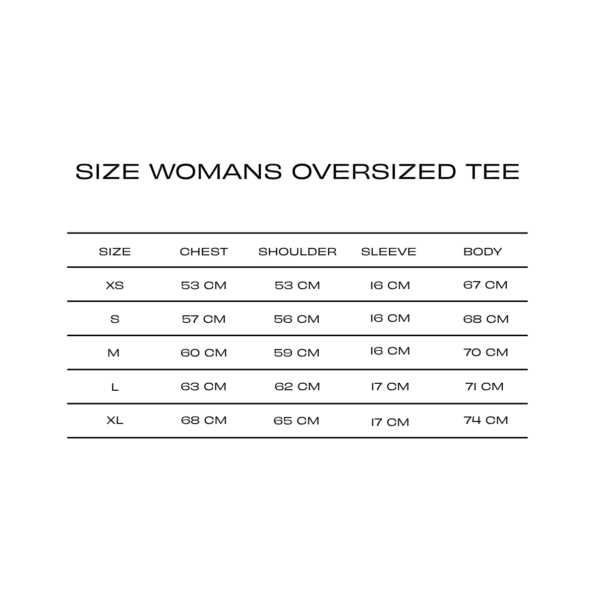 Womans Oversized Tee
