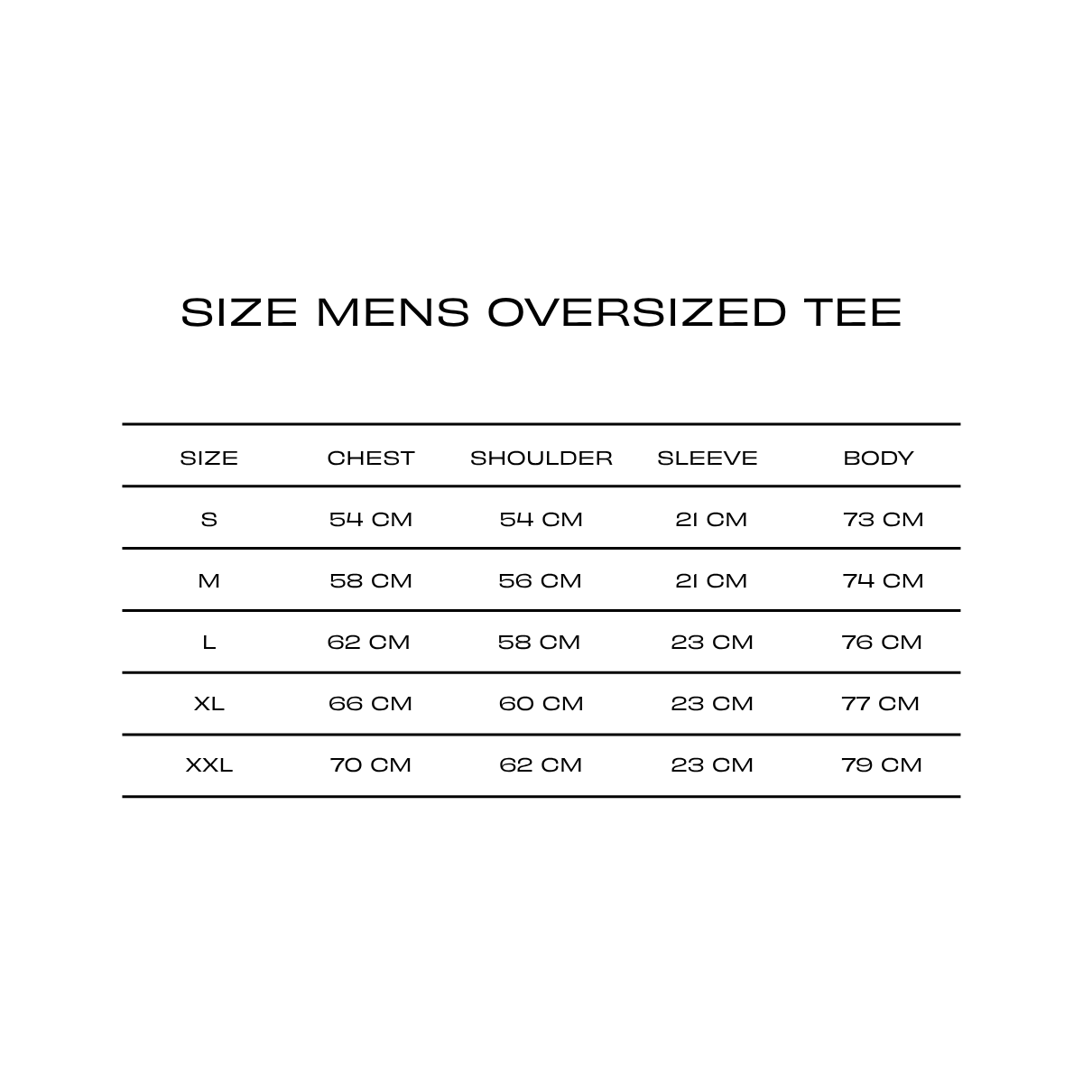Mens Oversized Tee