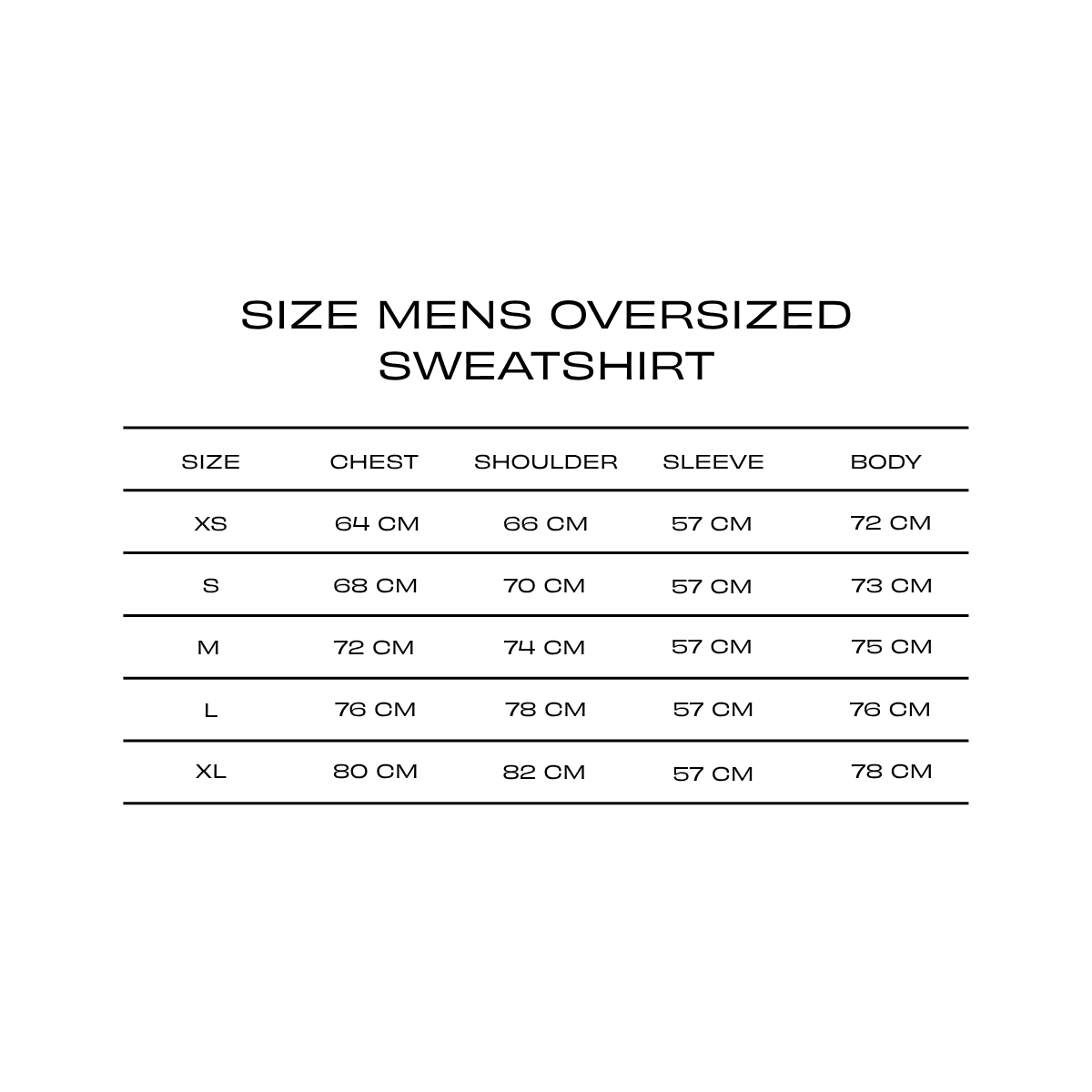 Mens Oversized Sweatshirt