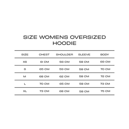 Womans Oversized Hoodie