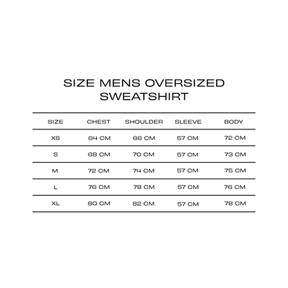 Mens Oversized Sweatshirt